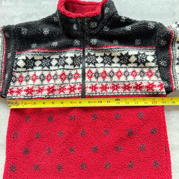 Hanna Andersson Nordic Fleece Pullover Half Zip, Size 110 Boys Girls - Picture 5 of 5